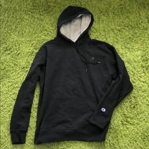 XL Men Champion Hoodie Black -Barely Worn